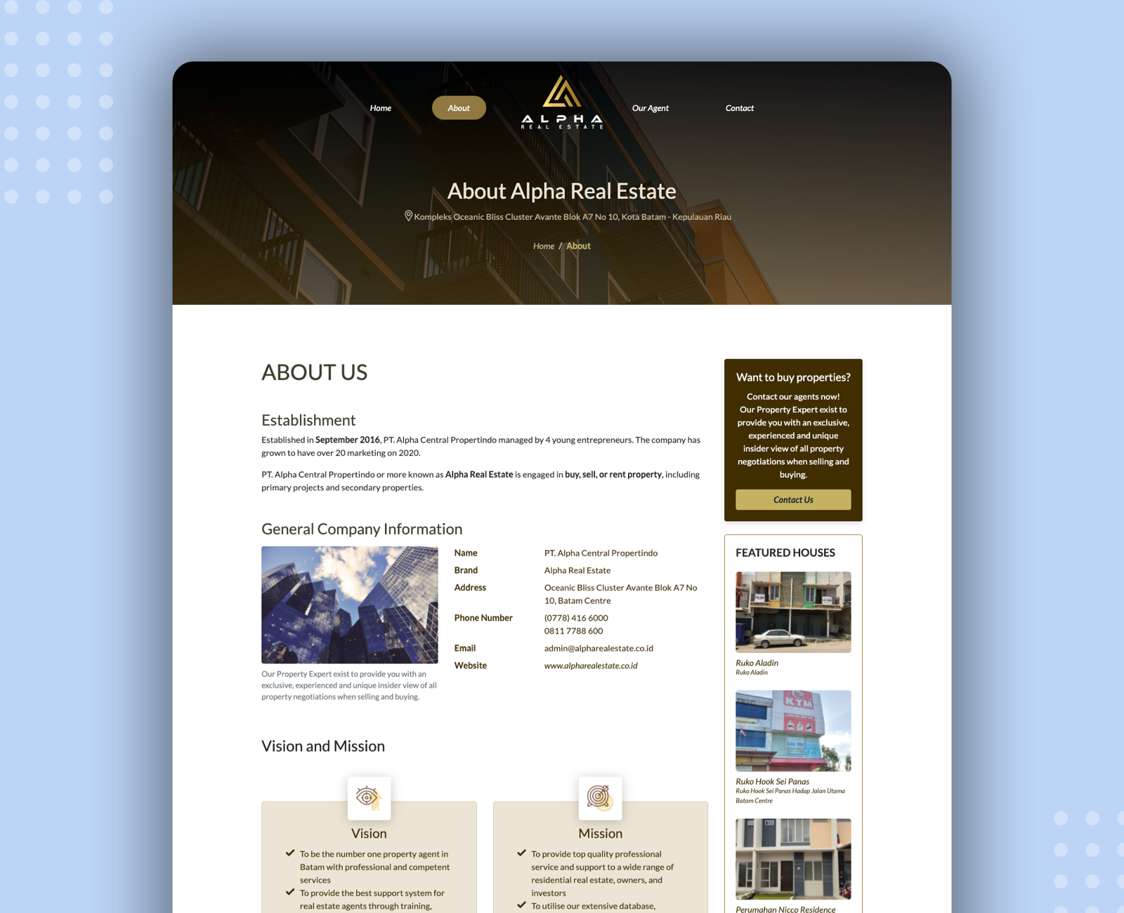 Alpha Real Estate About