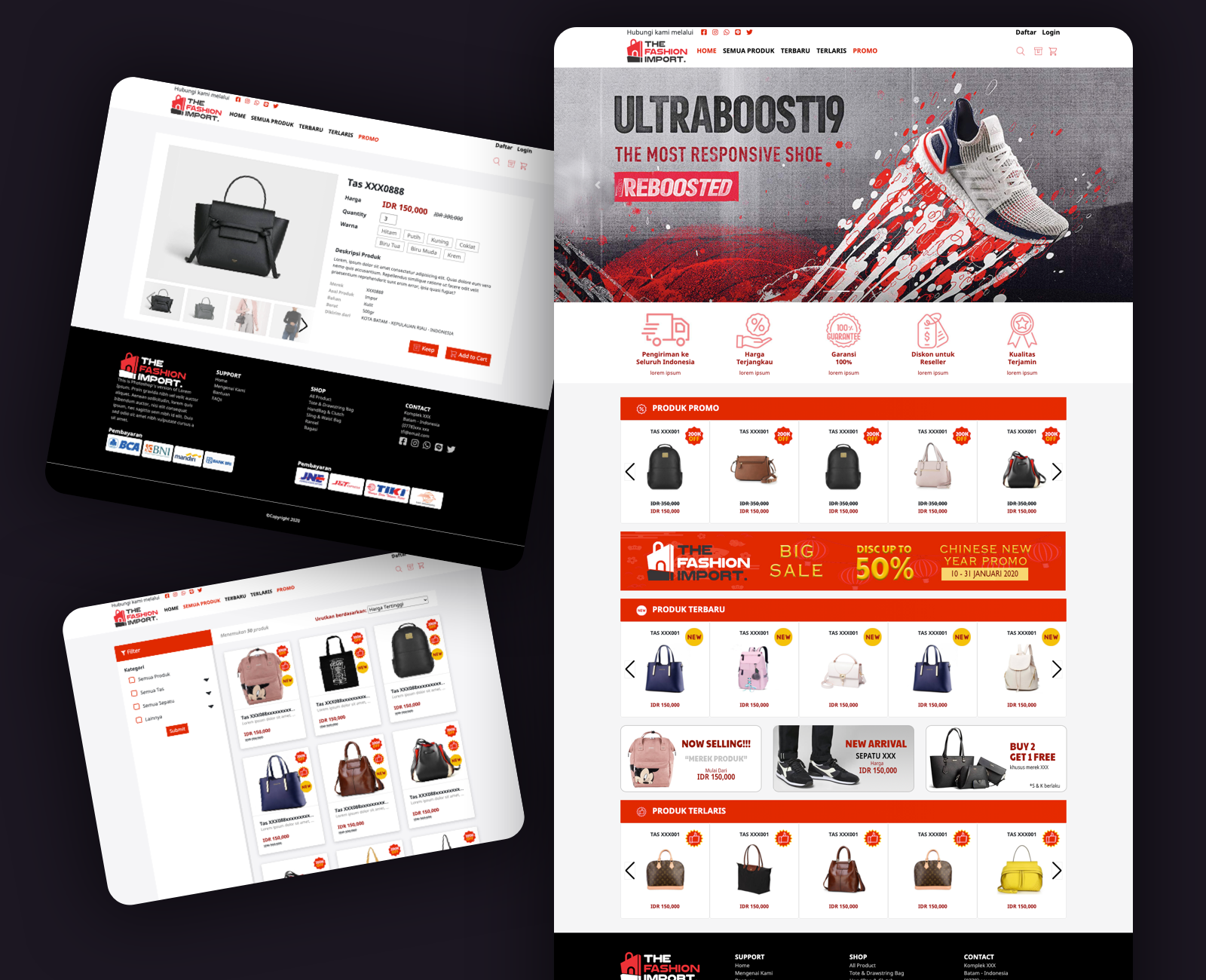 The Fashion Import E-commerce